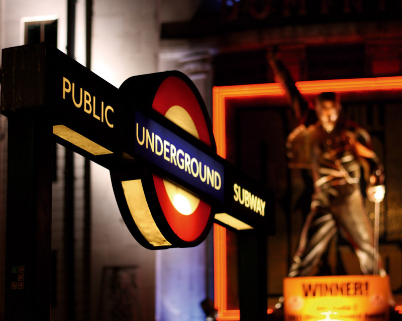 London Tube & Red phone! Underground