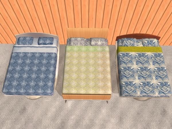 Three Lace Bedsheets/Tres colchas de encaje 1