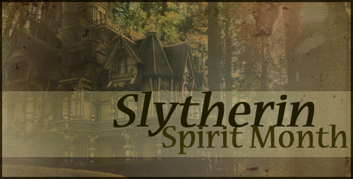 Welcome to the Slytherin Spirit Month Header