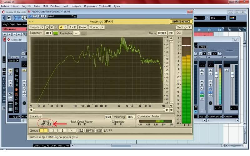 Mix Loudness - Free RMS detector Span