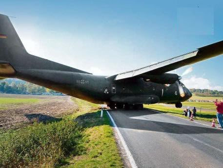 Near catastrophe in the last flight of a German military aircraft  F2