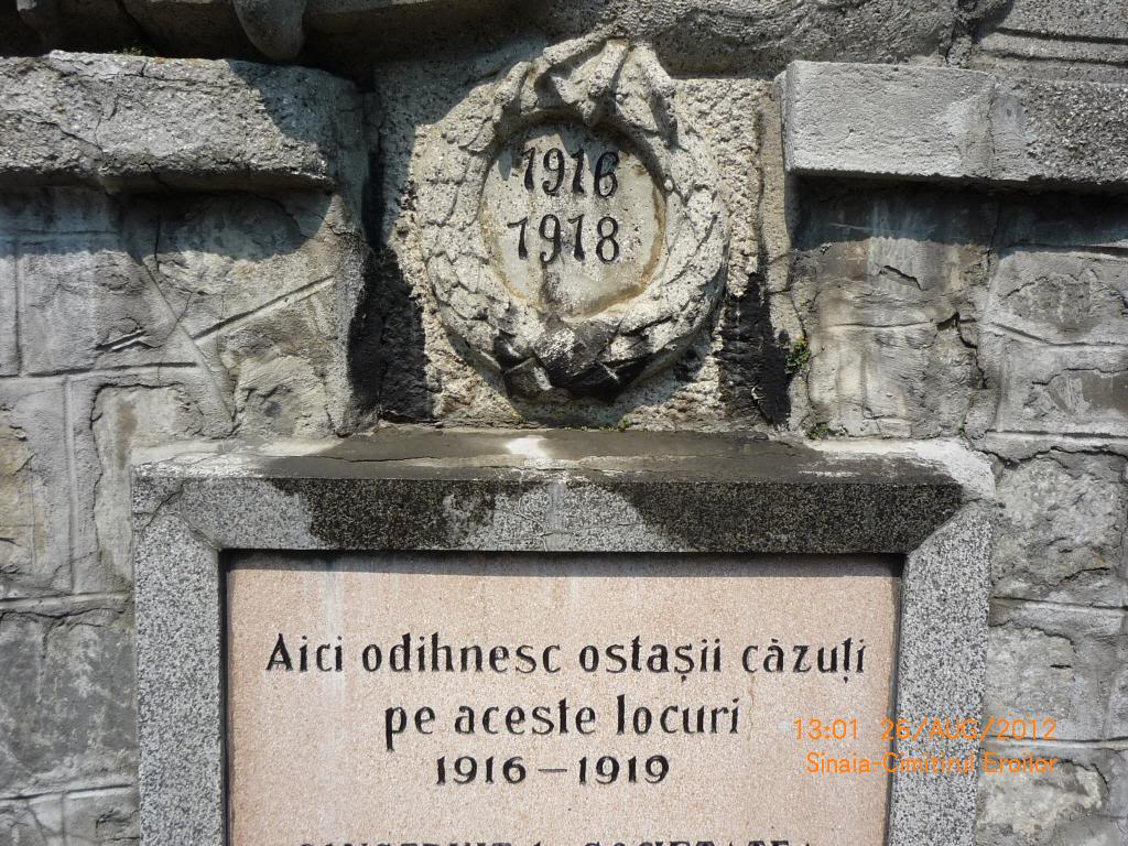 Cimitirul eroilor Sinaia ,judetul Prahova  Busteni24-27august2012205