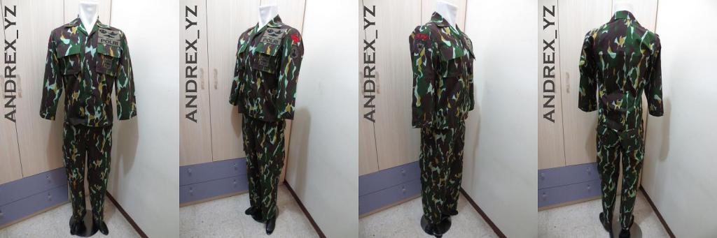 Complete sets  of Indonesian Military and Police Camouflage Patterns (UPDATE)  SeragamBRIMOBMENPOR