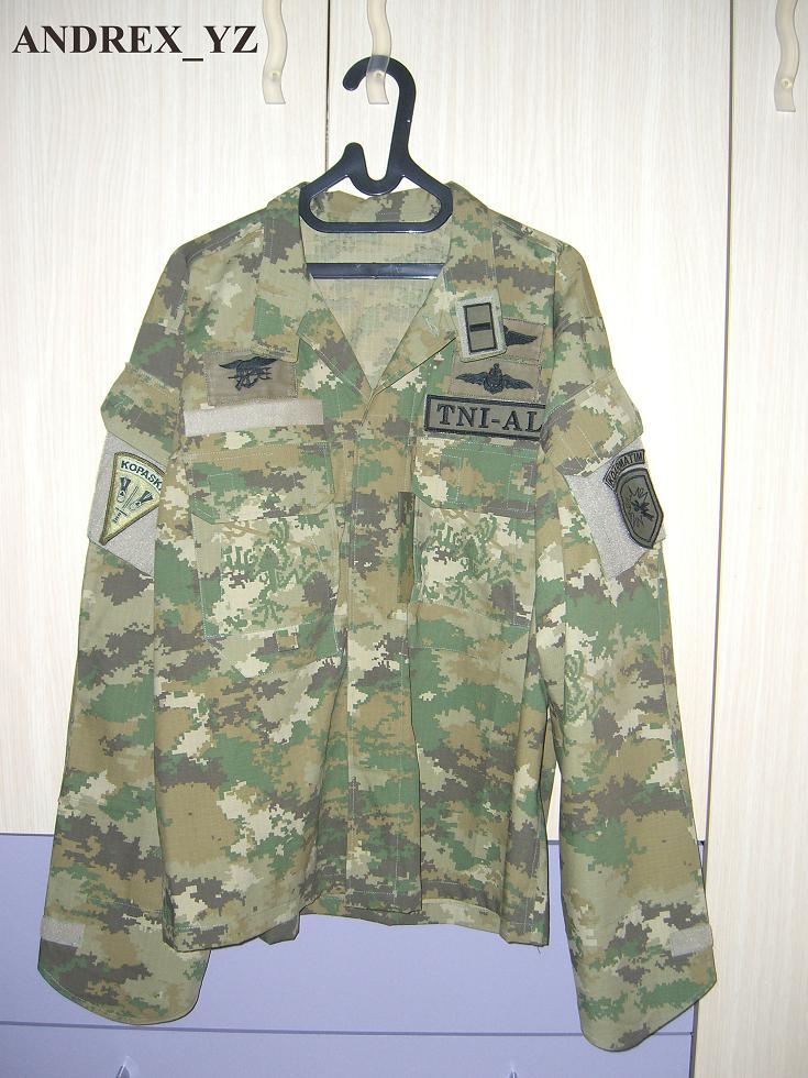 Complete sets  of Indonesian Military and Police Camouflage Patterns (UPDATE)  SeragamTNIALKopaska