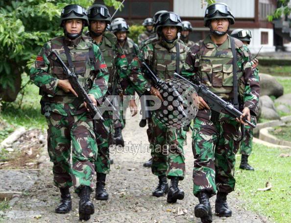Complete sets  of Indonesian Military and Police Camouflage Patterns (UPDATE)  StandardDPM