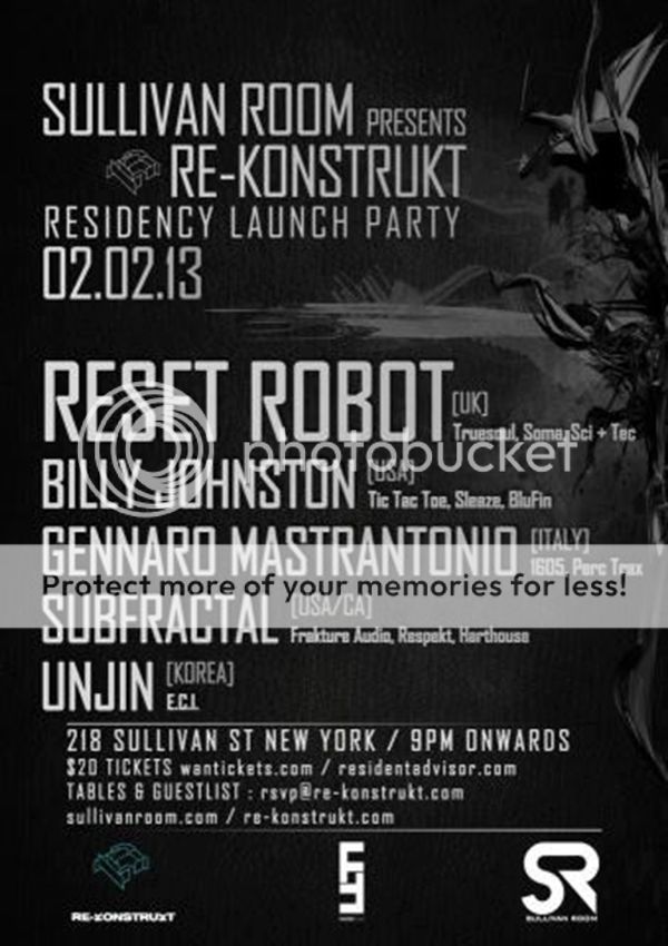 Sullivan Room Presents: Re-Konstrukt :: Reset Robot Re-KonstruktLaunchPartySullivanRoomLarge_zpse547b963