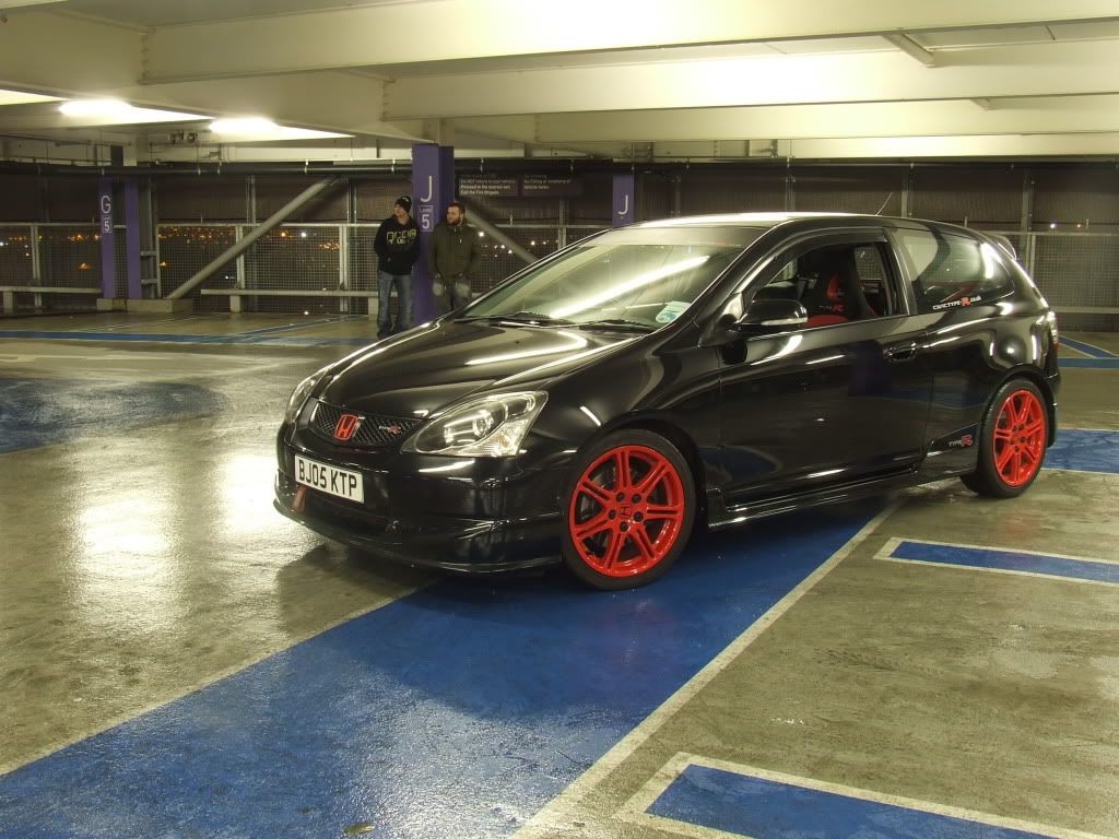 Jacks Black and Red Civic Meharwoodcar