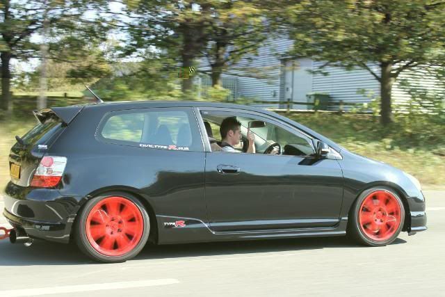 Jacks Black and Red Civic Mybeast