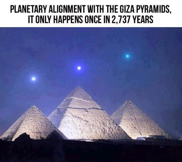 Planetary alignment at Giza: Dec 3, 2012  51f81946