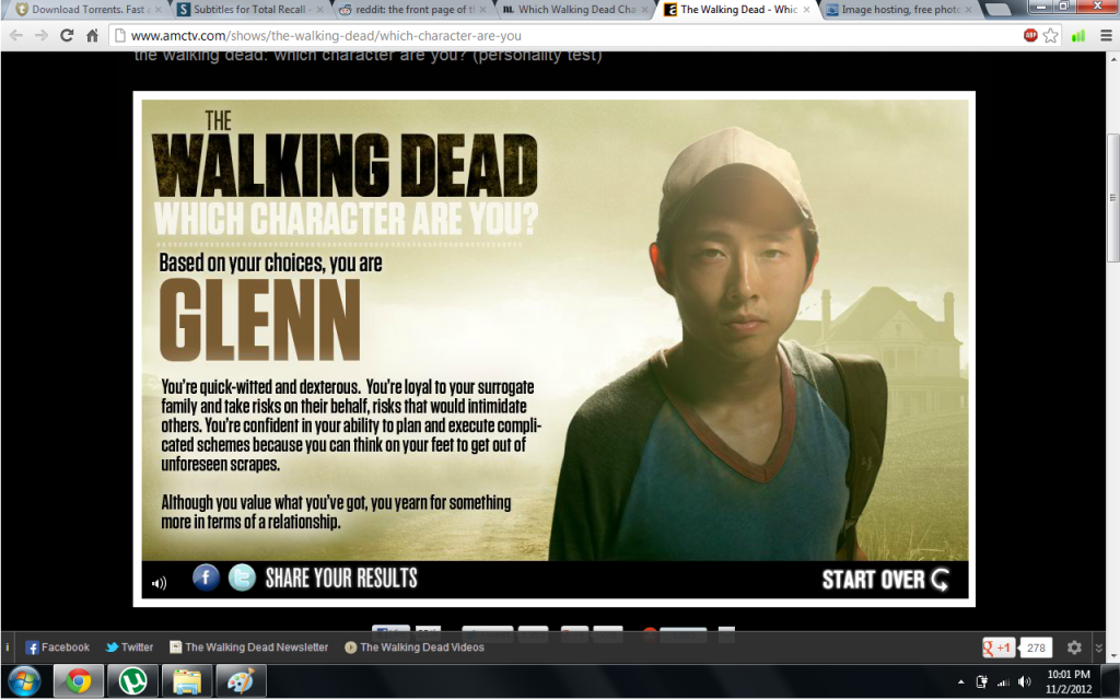 Which Walking Dead Character Are You? Glenn