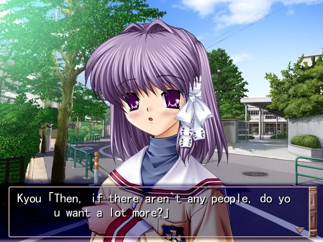 Clannad Visual Novel.. i have it now.. lol Whatwillyoudo