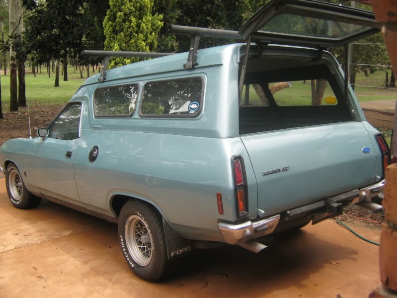 Ford XC GS Van V8 - Tailgates - QLD (For Sale) Back