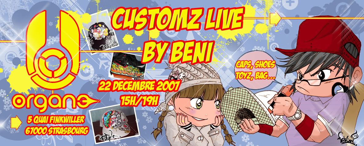 EVENTS"Customz LIve"  ORGAN3 by Bni Flyer300dpicopie10x4