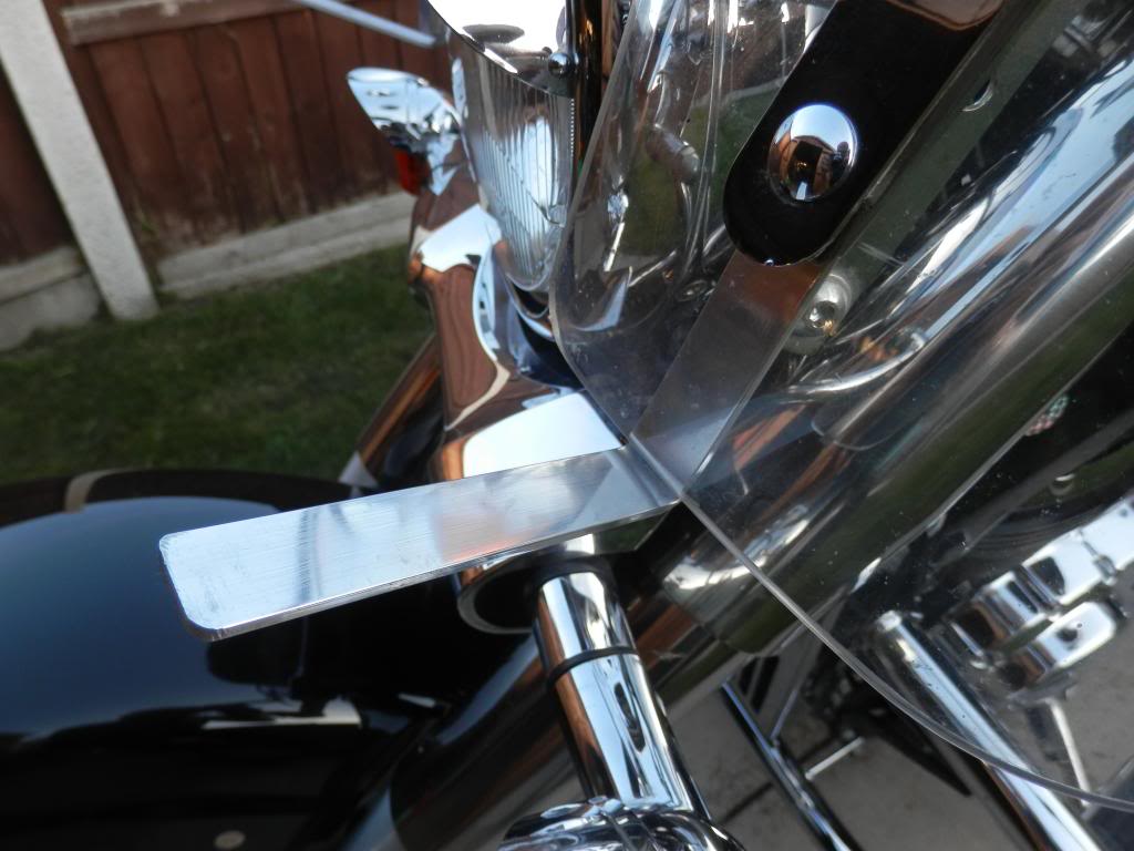 Custom screen fitted spot light brackets .......... 2001 Suzuki VL800  P9290005_zps7c9cb6f2