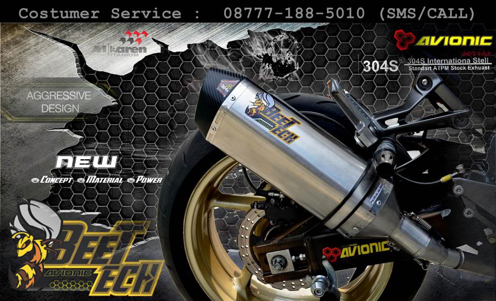 ▒▒▓█▀BRAND NEWWW CONCEPT!!!▀█▓▒▒Knalpot BeeTech Titanium Ninja 250Fi / Z 250  Iklansuper2_zpsa974f584