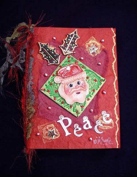 [RP] Arthur's Flat (Before Marriage) Handmade_Paper_Santa_Christmas_Card