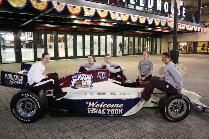 My Girls at Indy for the Final Four AMindy