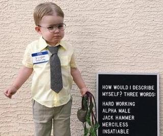 cutest kid costume EVER Jenna-Fischer-shares-photo-of-toddlers-Dwight-Schrute-Halloween-costume_zpsp4cn8nh7