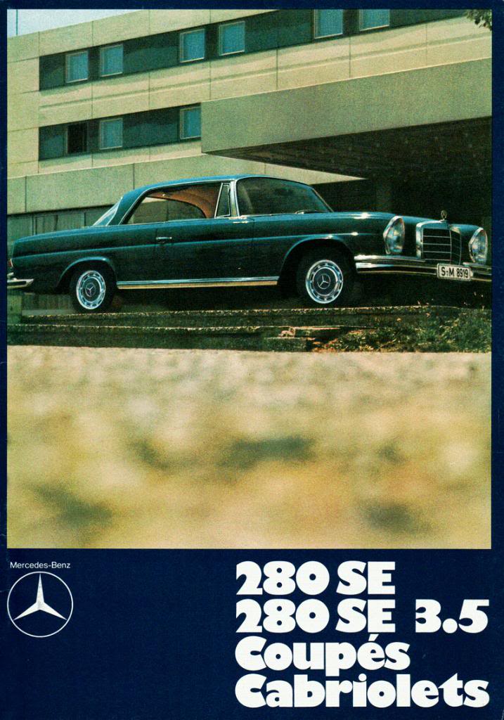 (CATÁLOGO): W111 280SE 3.5 - 1969 MercedesBens280SE19690020101230183920