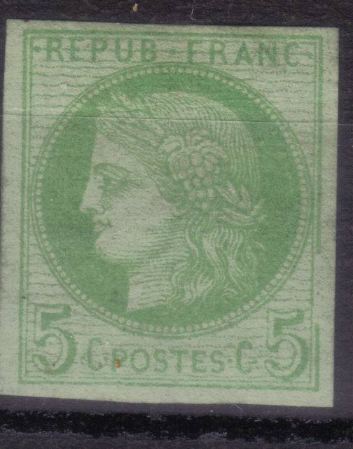 Cérès 5c 1871 Fzefzef