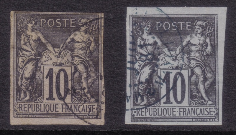 [Colonies Générales] Mayotte 10c Sage 2 couleurs ? Mayotte