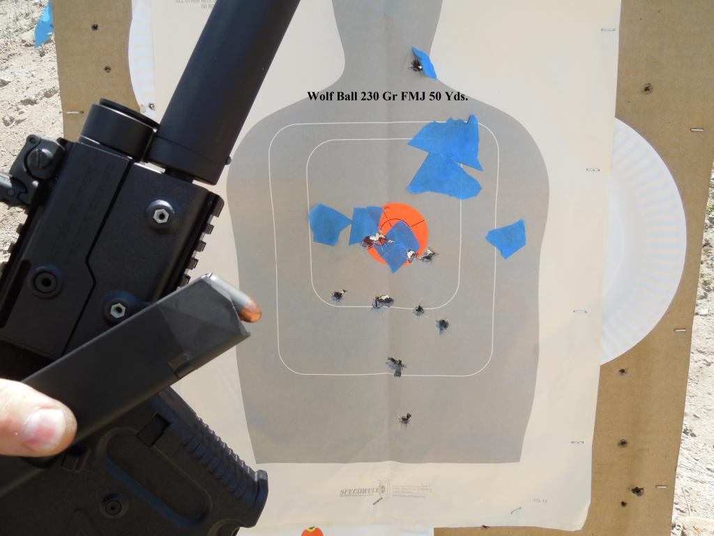 Second time out Kriss Vector CRB WolfBall230GrFMJ50Yds_zps981feaf1