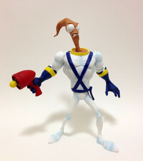 [Mezco] Earthworm Jim 6-Inch Figure Earthwjimmezco-6