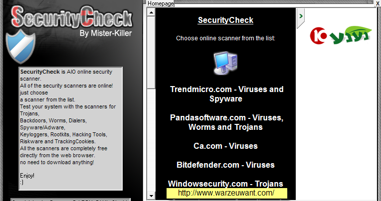 SecurityCheck Online Security Scanner AIO 07-11-200815-08-38