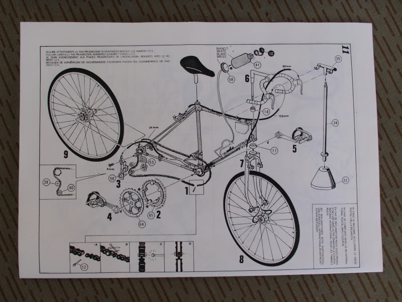 Colnago Rennrad als Bausatz aus den Achtzigern 842009005