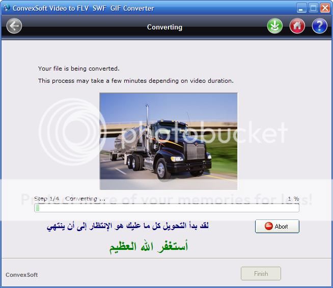 Video to FLV SWF GIF Converter.v4.5 لتحويل الفيديو إلى صورة متحركة أو فلاش 6-7