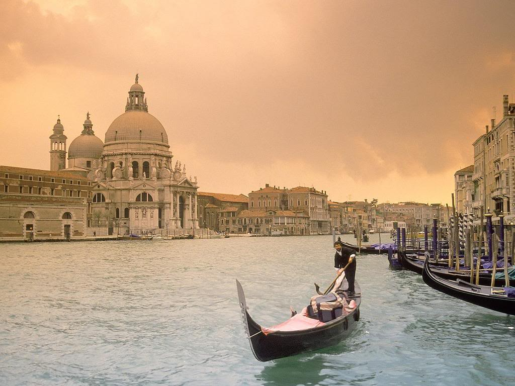 اجمل مناظر ايطاليا SunsetOverGrandCanalVeniceItaly