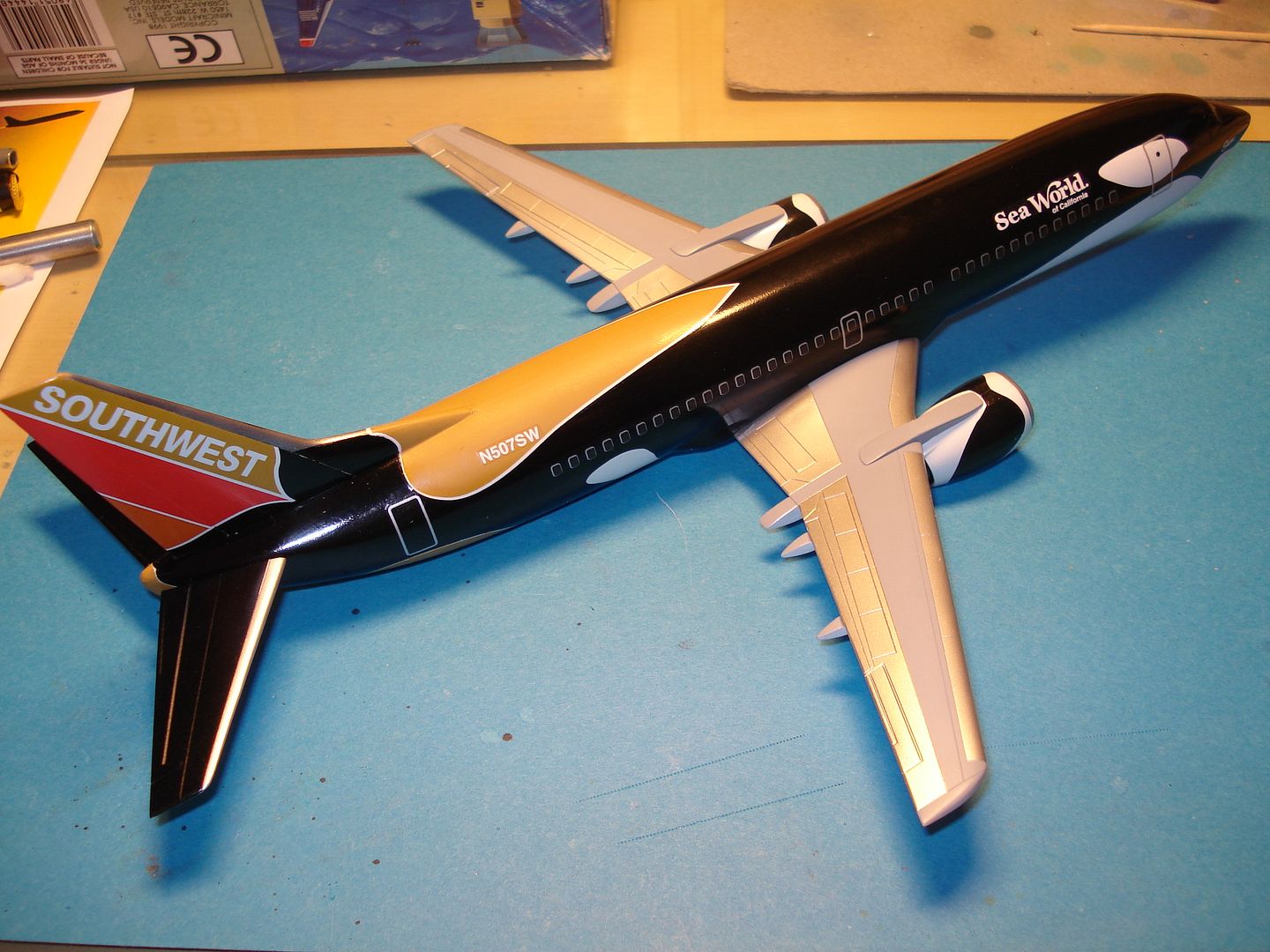 B-737 SEA WORLD 1/144 - MAJ le 28-08-09 - FINI ! - Page 3 DSC06739