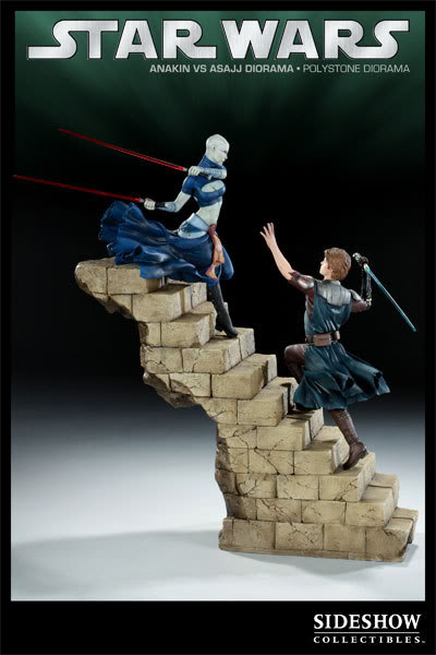 Anakin Vs Asajj Polystone Diorama 2223_press03-001