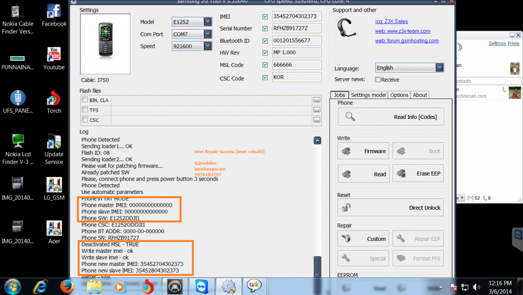 Samsung E1252 Imei Repair Success E1252imeirepairsuccess_zps666cbd62