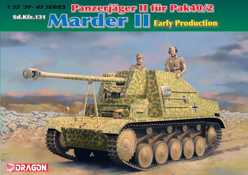 Nouveautés DRAGON - Page 4 DRAGON%206769%20Panzerjaumlger%20II%20fur%20Pak%2040_2%20Sd.Kfz.131%20Marder%20II%20early%20production_zpspmer2dsj