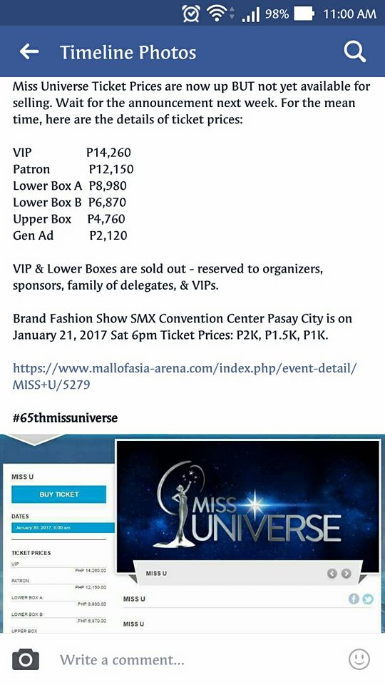 Miss Universe 2016 Host is the PHILIPPINES to be held on January 29th - Page 4 15327515_10207914696046339_8841842741549478474_n_zpsqgyn6yyf