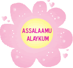 As-Salaamu alaikum graphics (includes wa alaikumu salaam) Salaamsflower