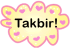 *Animated icons* Takbir