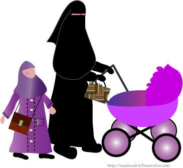 Muslimah Dolls Mama-daughter-buggy4