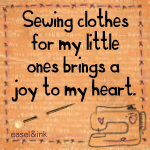 *The Homemaker* Sewing