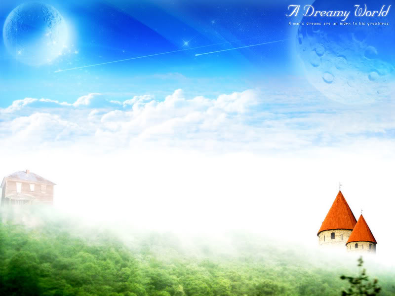 [ Wallpaper - Natural ] Dreamy World Perfect World 327