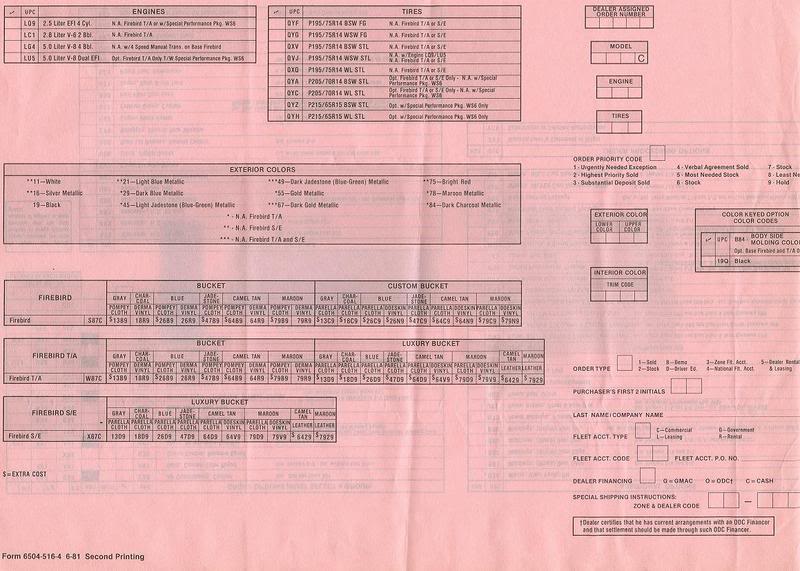 3rd Gen Build Sheets/ Order Sheets Scan0024