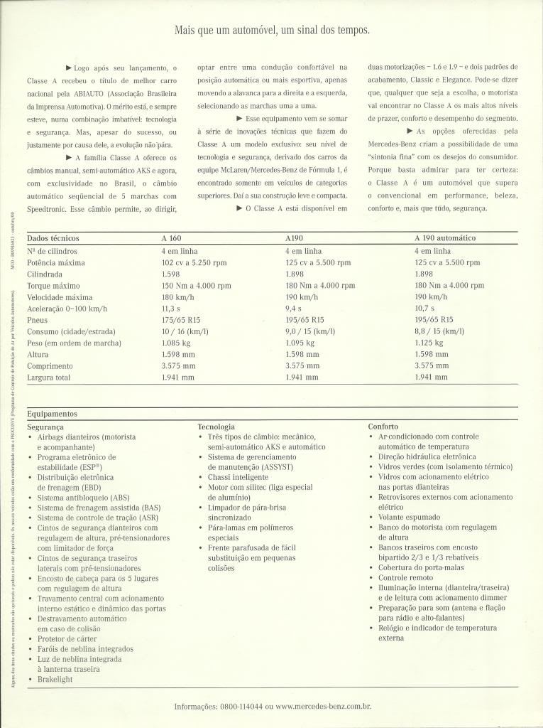 Catálogo W168 (2000) - português F2-1