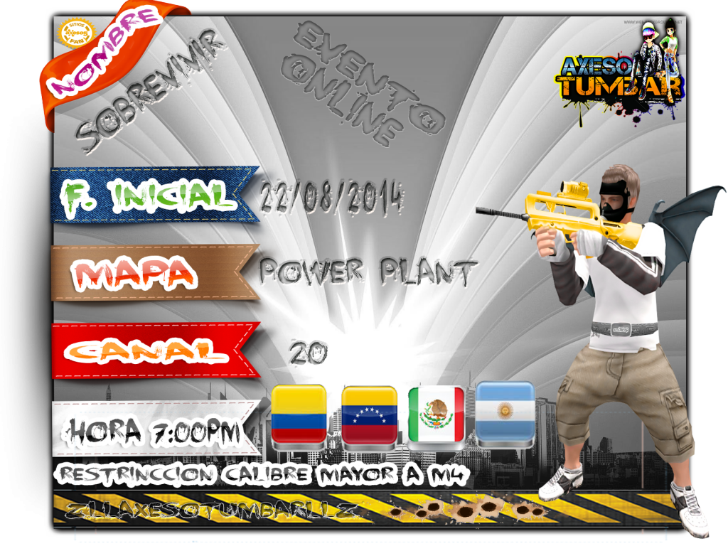 [Op7][Axeso5Tumbar][EVENTO ONLINE][22/08/2014][SOBREVIVIR] DESCRIPCCION_zps2cdb14c9