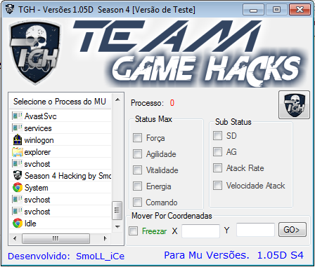 Hack Mu Season 4 | Mover Coordenadas | Max Status| S4