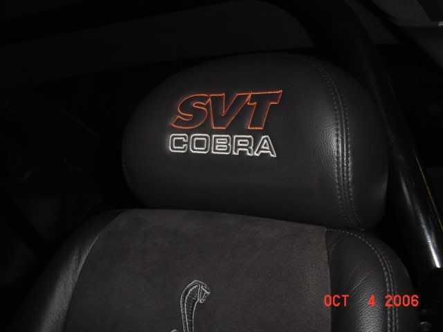 Pictures of my 2004 Competition Orange Cobra SVTHeadrest