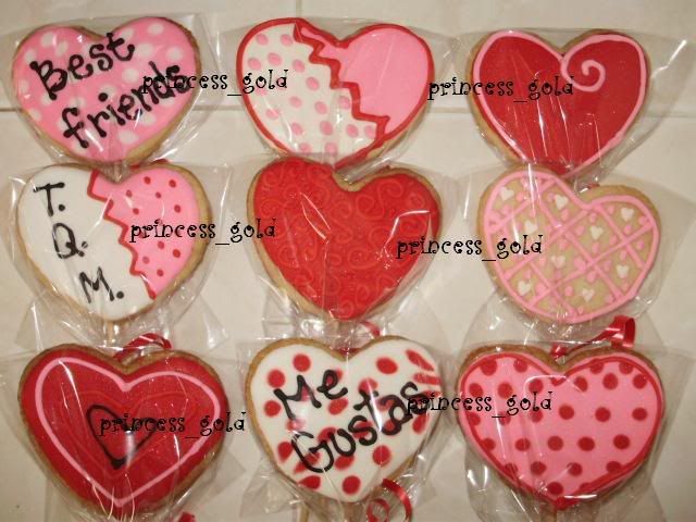 galletas de corazon varios diseños Corazon2