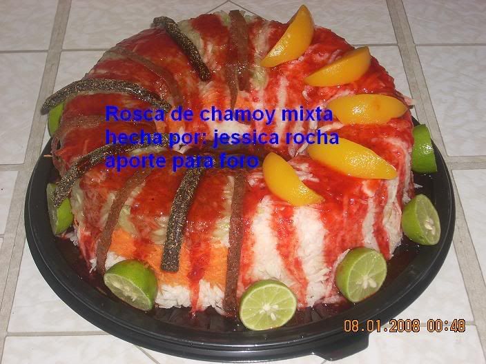 rosca de chamoy mixta Roscamixta