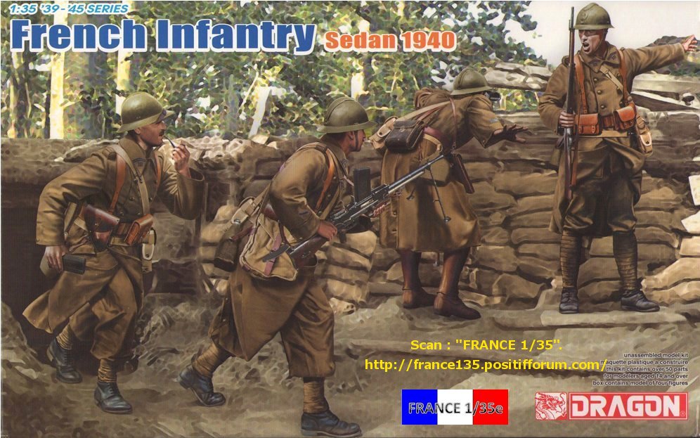 French Infantry, Sedan 1940. Infanterie française, Sedan 1940. Dragon, 1/35, ref 6738. Plastique injecté. FRANCE135_FRENCHINFANTRYSEDAN1940_DRAGON_1-35_REF6738_01_zps8d5c8cd1