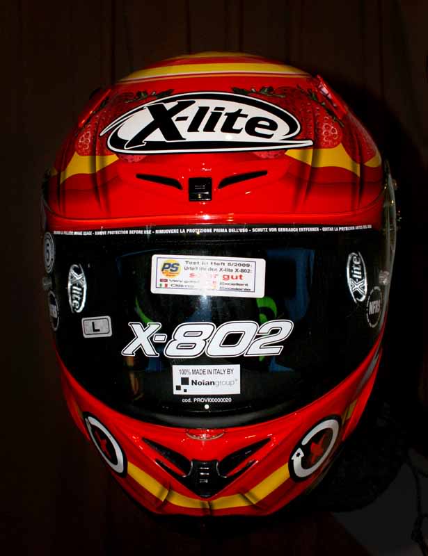 Helmet X-Lite Strawberry for sale - sold XLiteLorenzo4